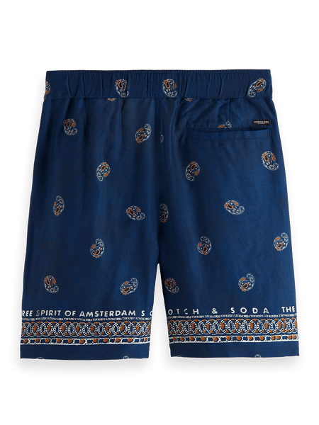 Paisley Printed Bermuda Shorts