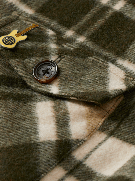 Brushed Wool-Blend Checked Overshirt | Scotch & Soda