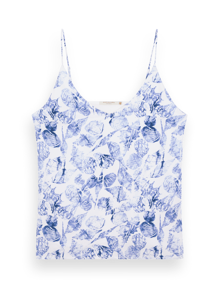 Camisole Woven Front Jersey Back