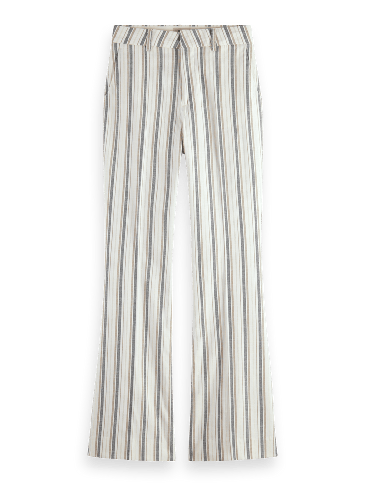 Lurex Linen Stripe