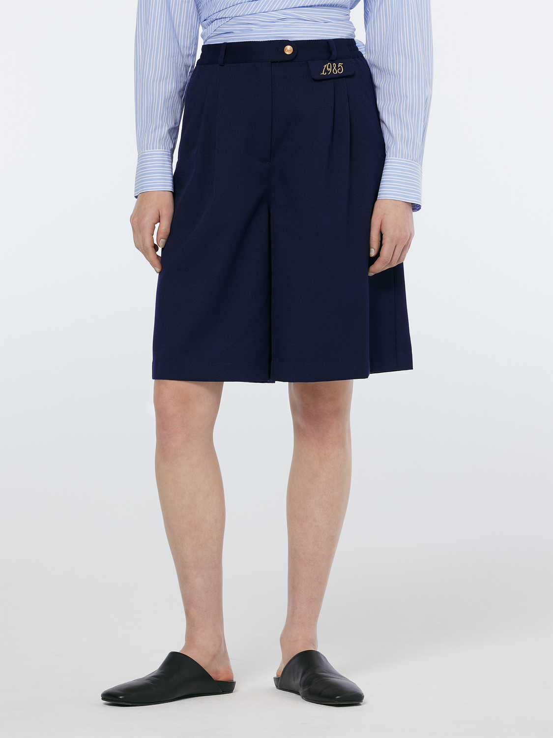 Gabardine Twill Pleated Short – Scotch & Soda