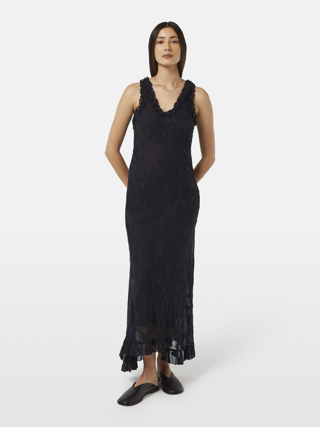 Ruffle Maxi Dress Scotch & Soda Ruffle Maxi Dress Scotch & Soda