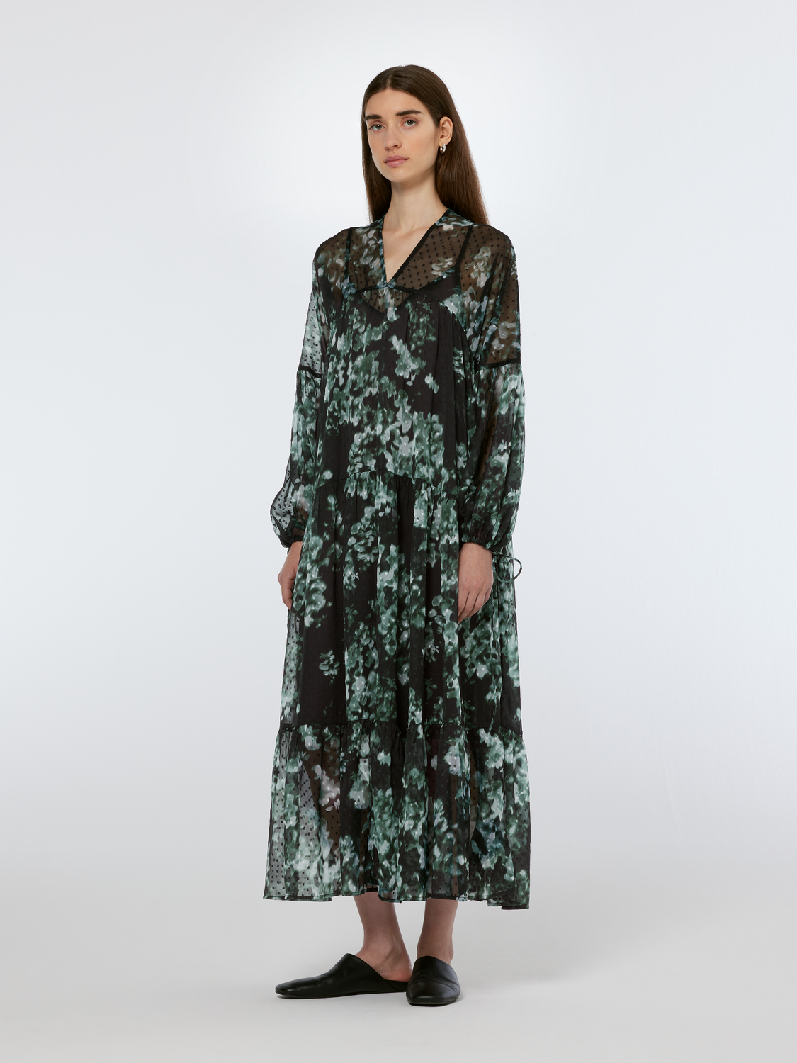 Floral Printed Fil Coupe Maxi Dress Scotch & Soda Floral Printed Fil Coupe Maxi Dress Scotch & Soda