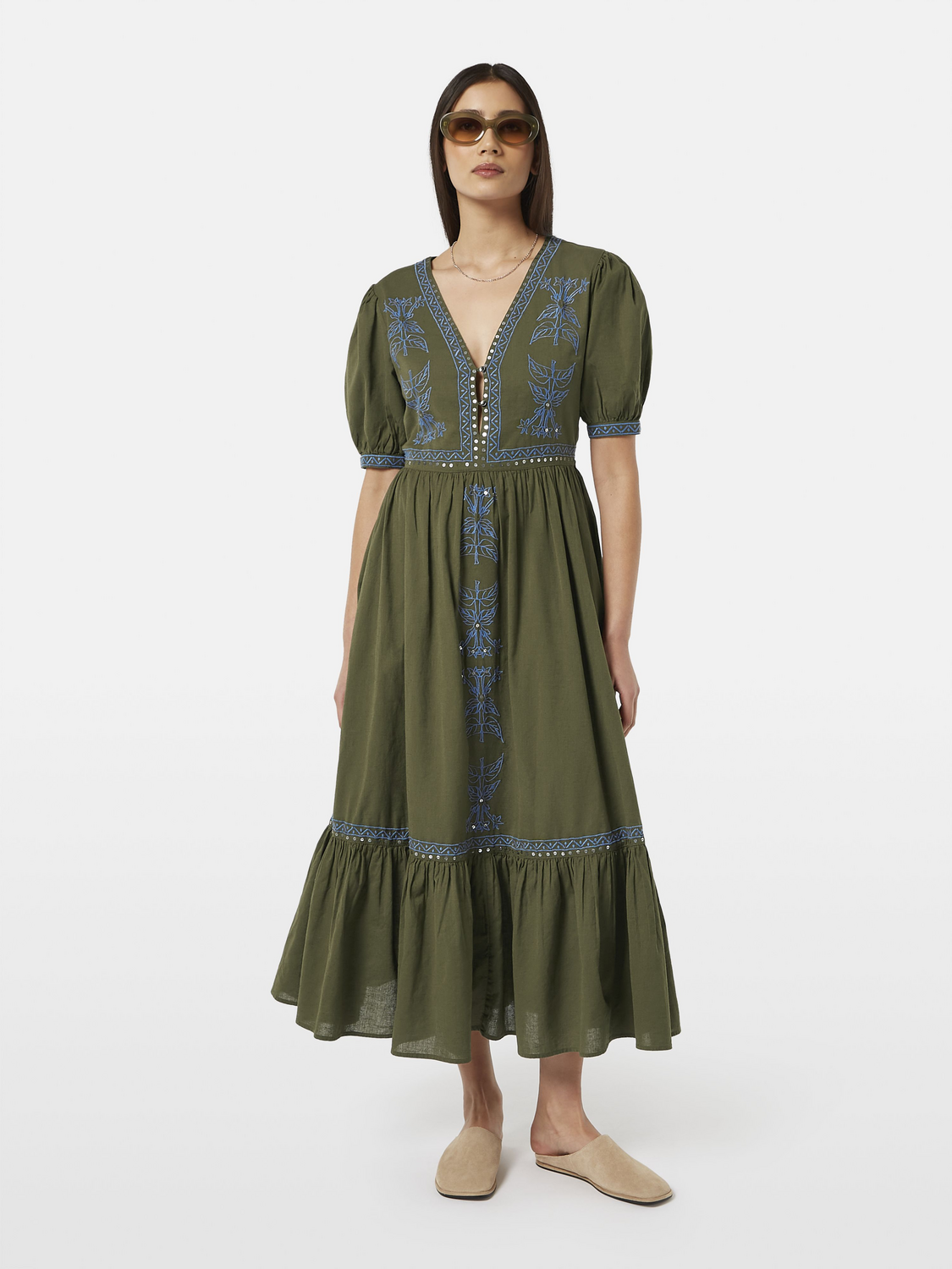 Embroidered Maxi Dress – Scotch Soda1