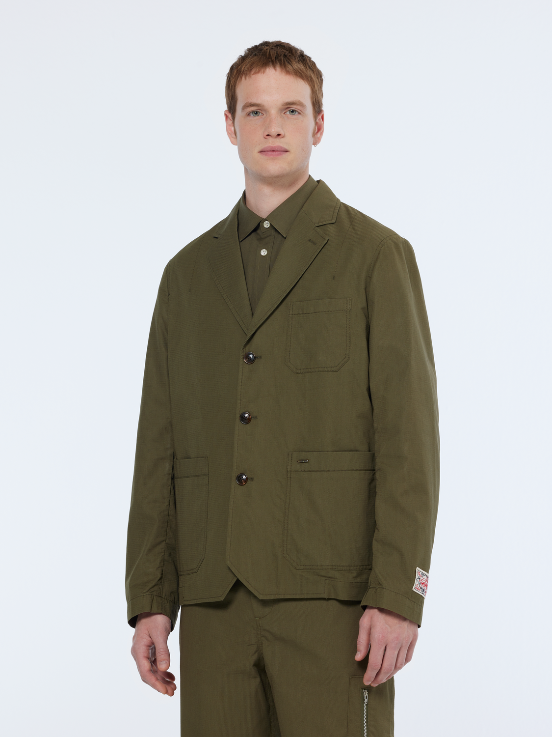 Relaxed Fit Unconstructed Cotton-Ripstop Military Blazer Scotch & Soda Relaxed Fit Unconstructed Cotton-Ripstop Military Blazer Scotch & Soda