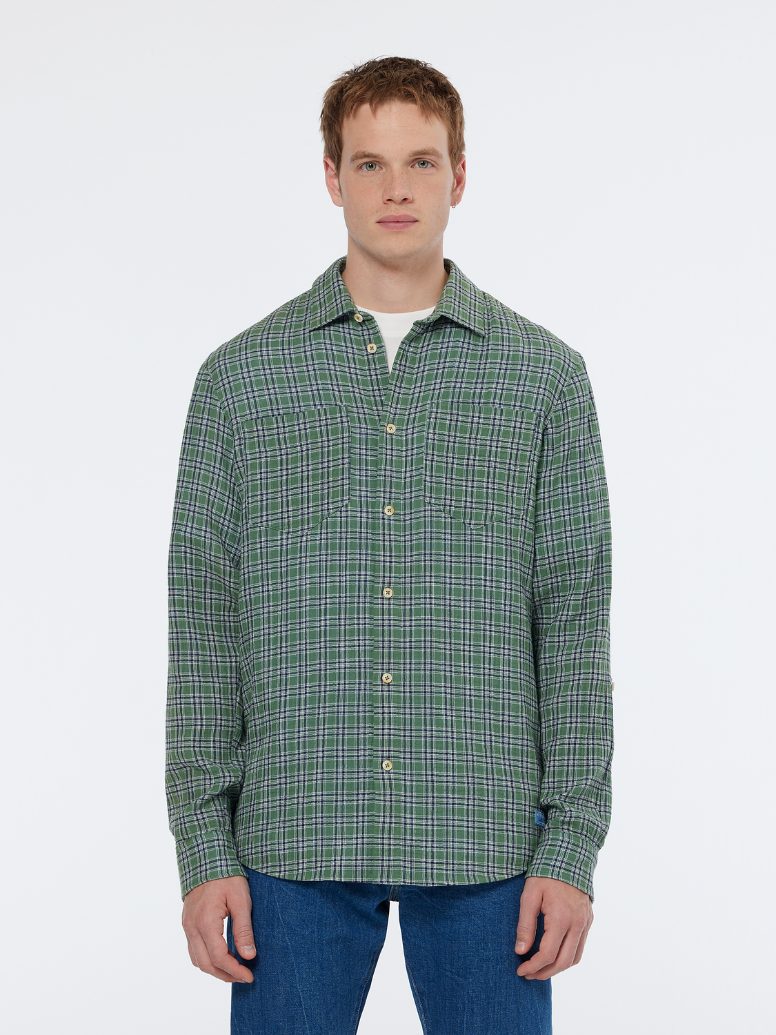 Regular Fit Double Face Check Shirt Scotch & Soda Regular Fit Double Face Check Shirt Scotch & Soda