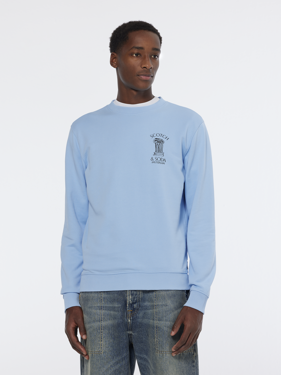 Column Artwork Sweatshirt – Scotch & Soda