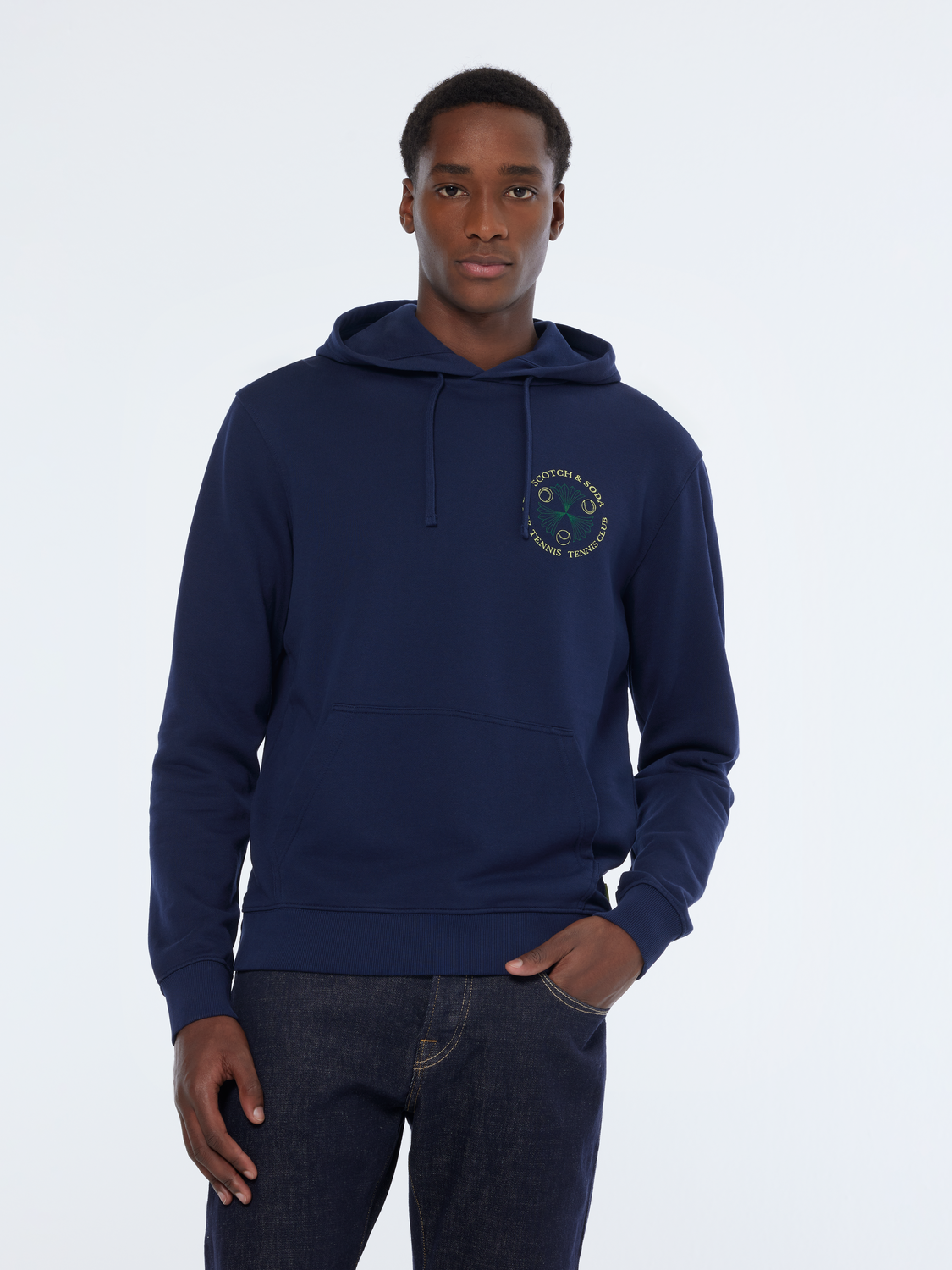 Tennis Club Artwork Hoodie – Scotch Soda