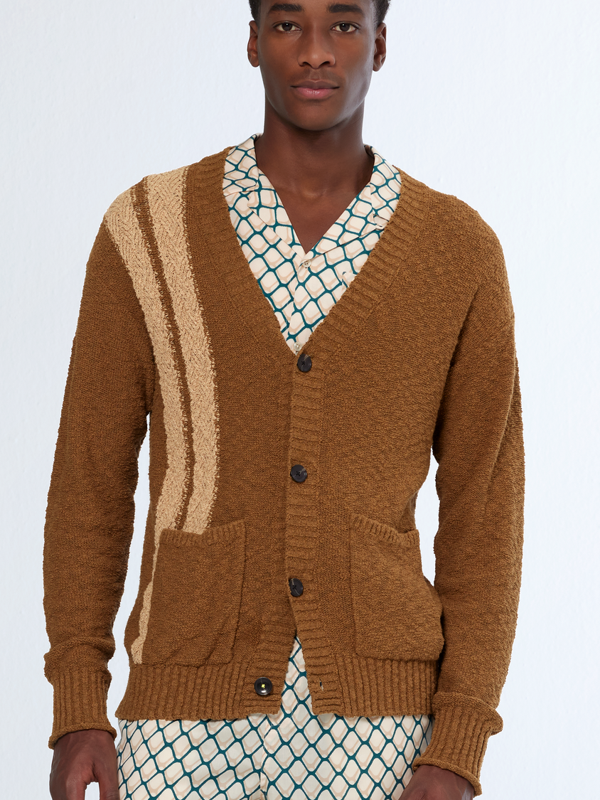 Textured Drop Shoulder Cardigan – Scotch & Soda
