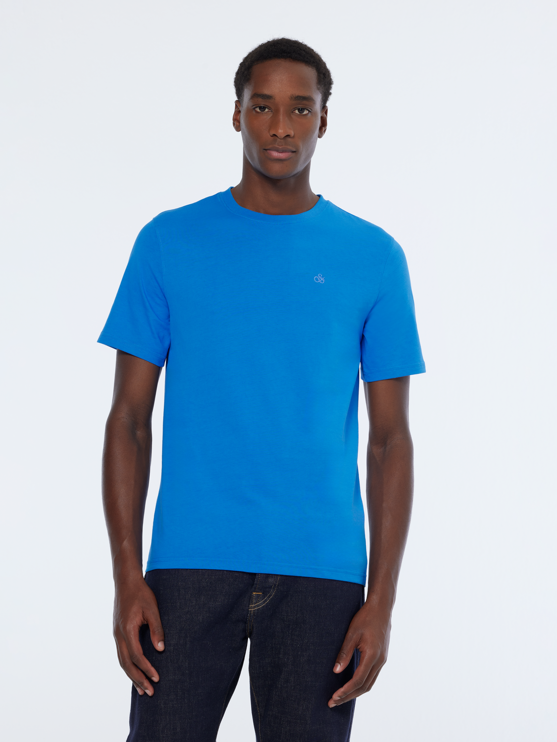 Scotch & Soda Regular Fit Mens Blue Shirt main image 0