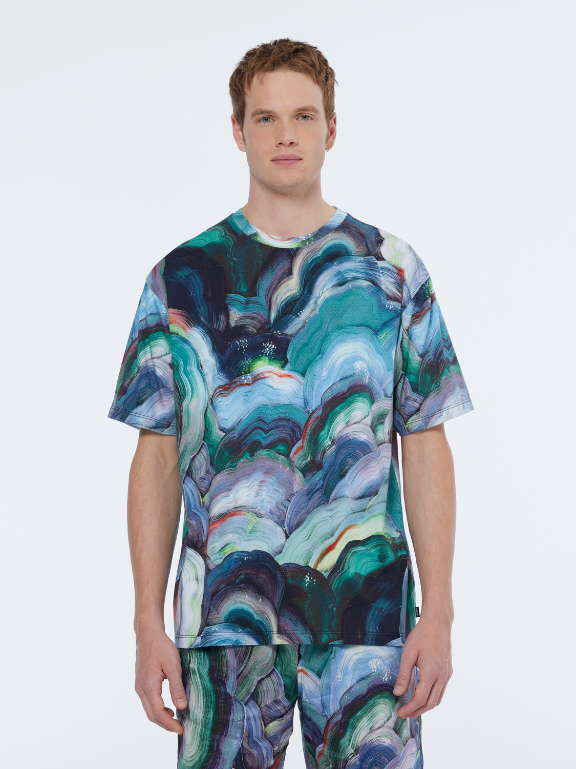 Abstract Print Relaxed Fit T-Shirt – Scotch & Soda Abstract Print Relaxed Fit T-Shirt – Scotch & Soda