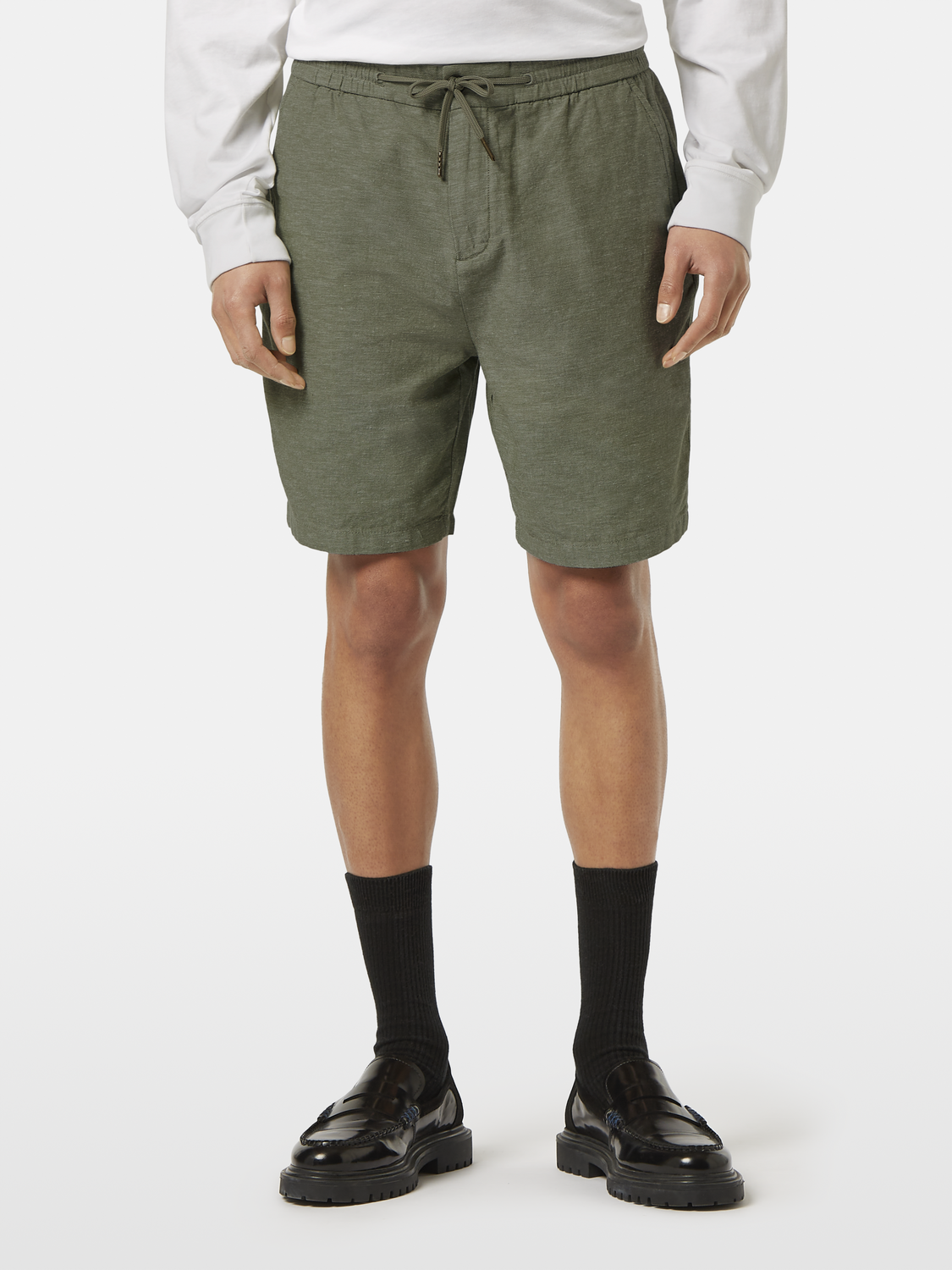 Fave Cotton-Linen Twill Bermuda – Scotch & Soda