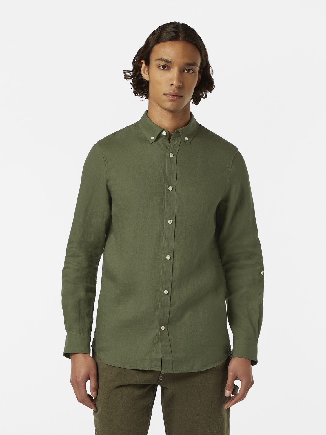 Regular-Fit Linen Button Down Shirt – Scotch Soda