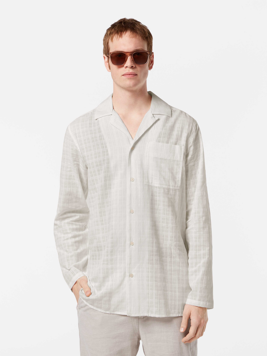 Regular-Fit Cotton Voile Shirt – Scotch & Soda
