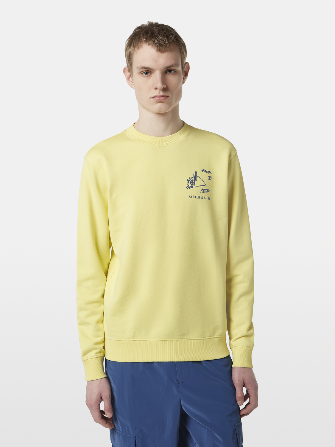 Regular Fit Printed Artwork Sweatshirt – Scotch & Soda