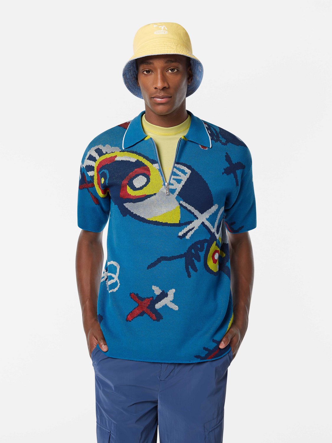 Abstract Island Crochet Polo – Scotch & Soda