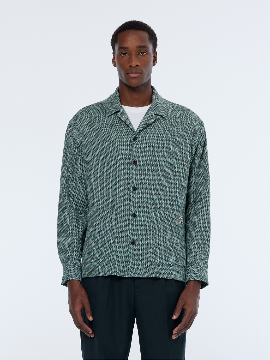 Relaxed Fit Structured Overshirt – Scotch & Soda