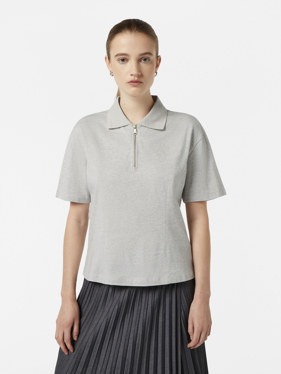 Zip Up Polo Shirt – Scotch & Soda