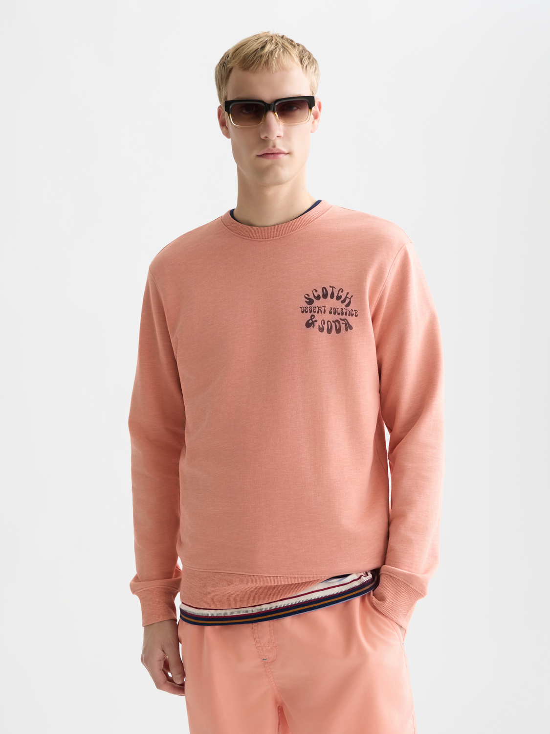 Left Chest Logo Regular-Fit Sweatshirt – Scotch & Soda