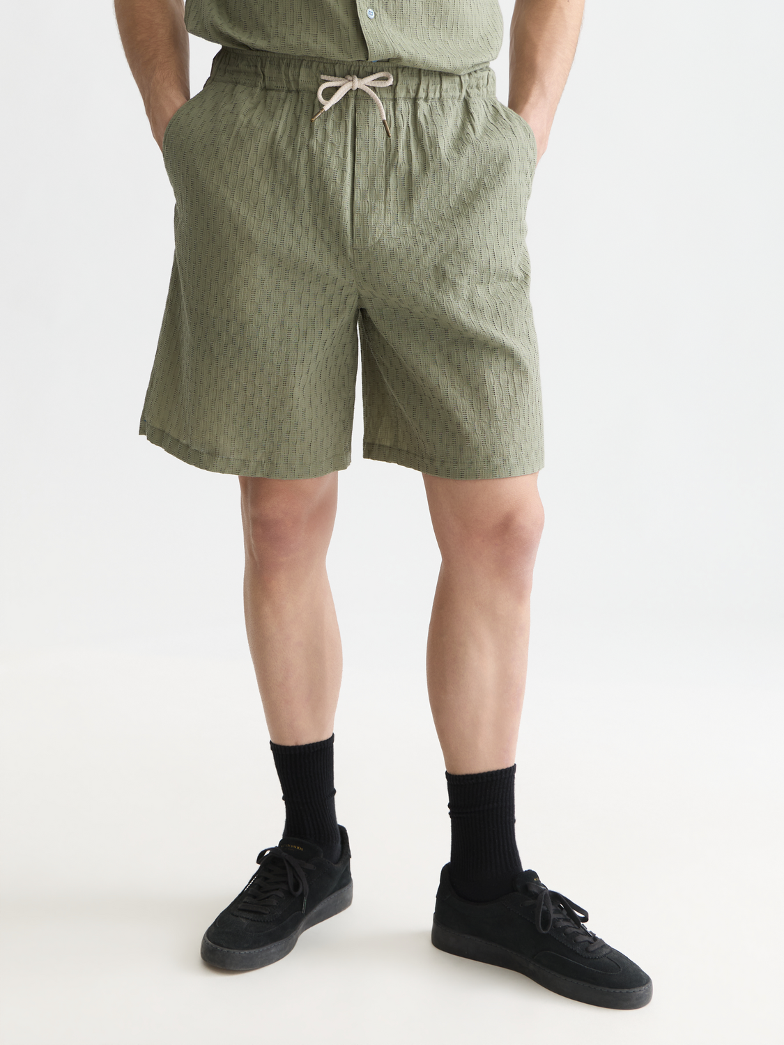 Jacquard Seersucker Bermuda Shorts – Scotch & Soda