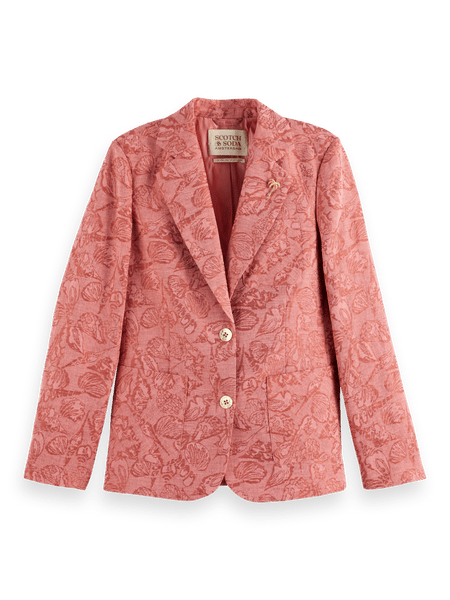 Shell Jacquard Blazer