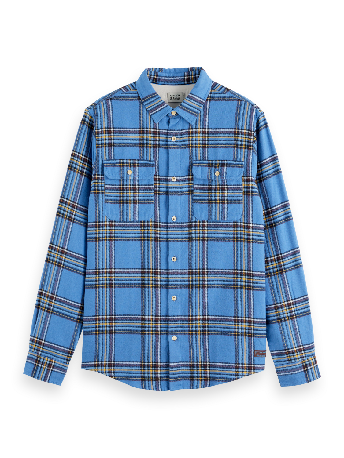 Regular-Fit Multi Flannel Check Shirt – Scotch & Soda