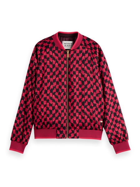 Printed Reversible Bomber Jacket Scotch Soda