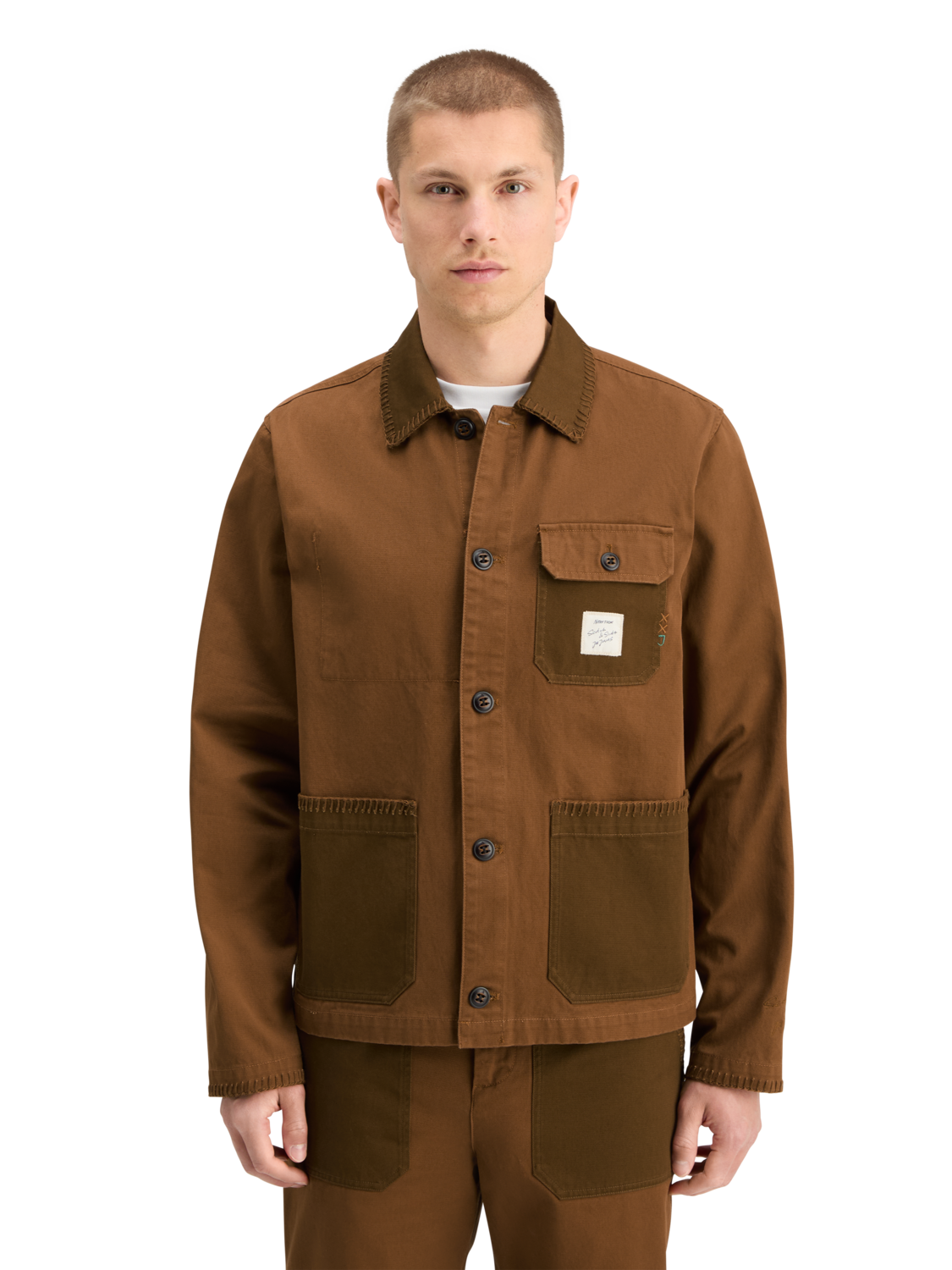 Scotch & Soda x Joe Jonas Twill Worker Chore Jacket