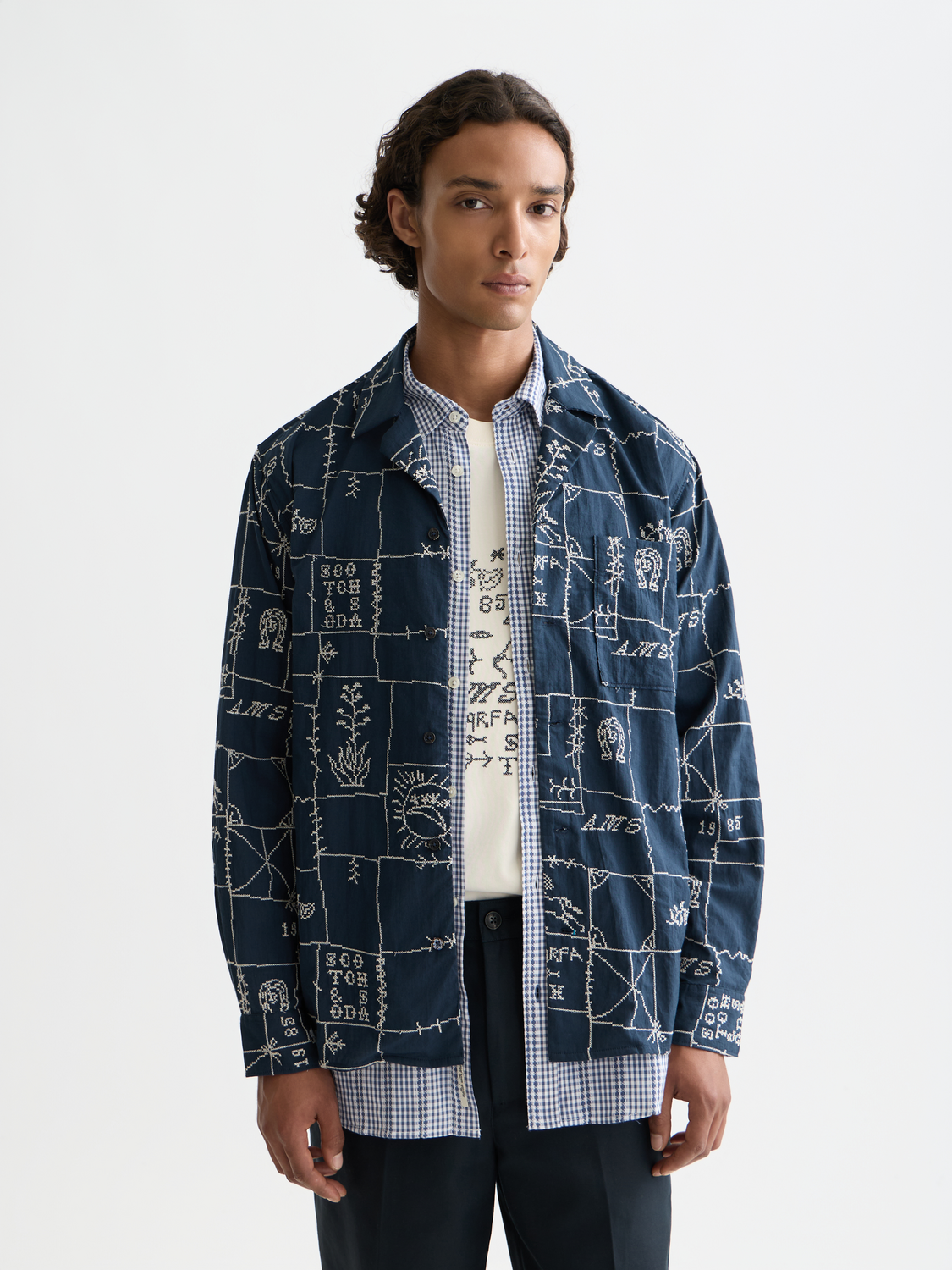 Allover Embroidered Shirt – Scotch & Soda