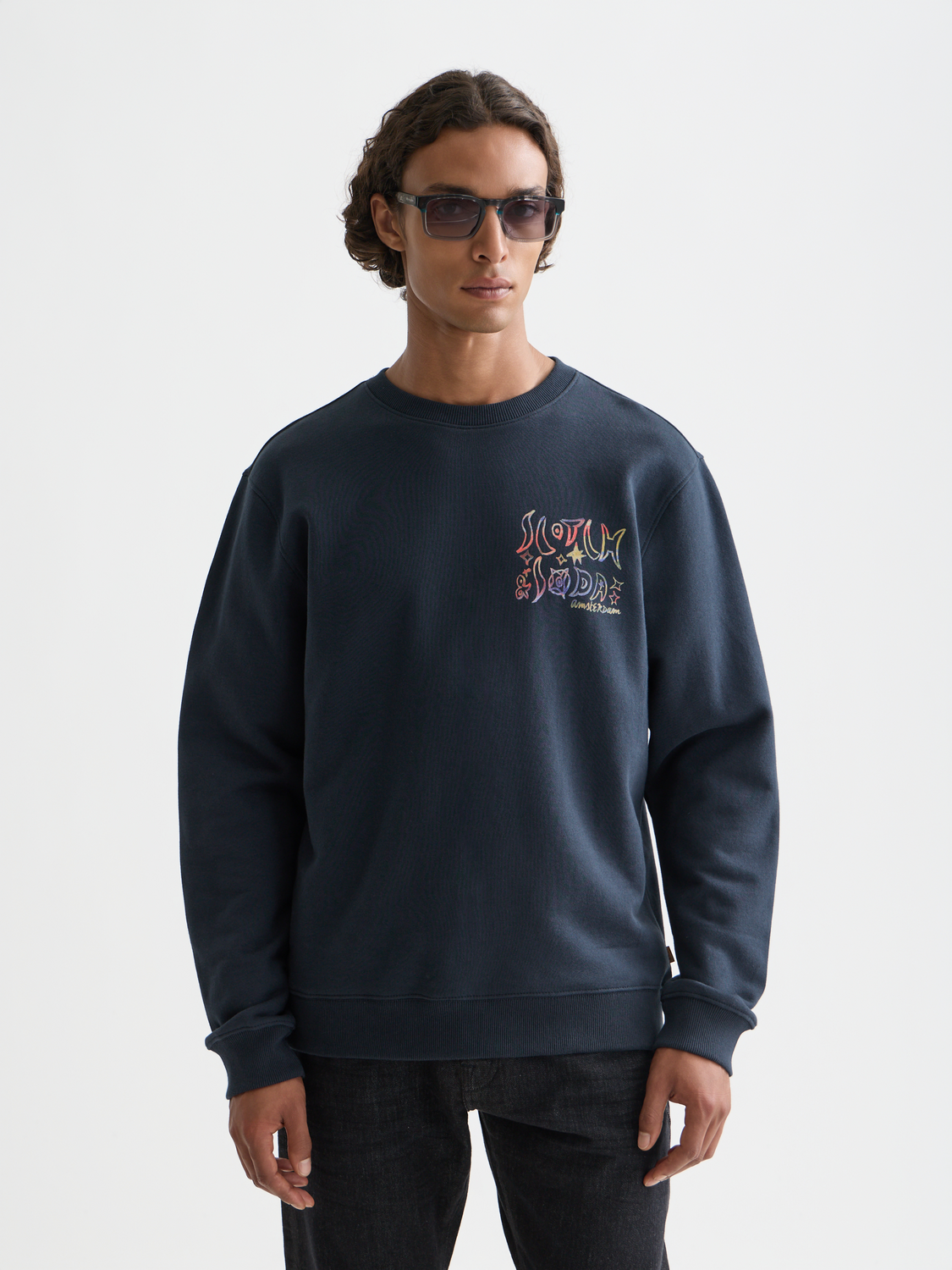 Front And Back Artwork Regular-Fit Sweatshirt – Scotch & Soda