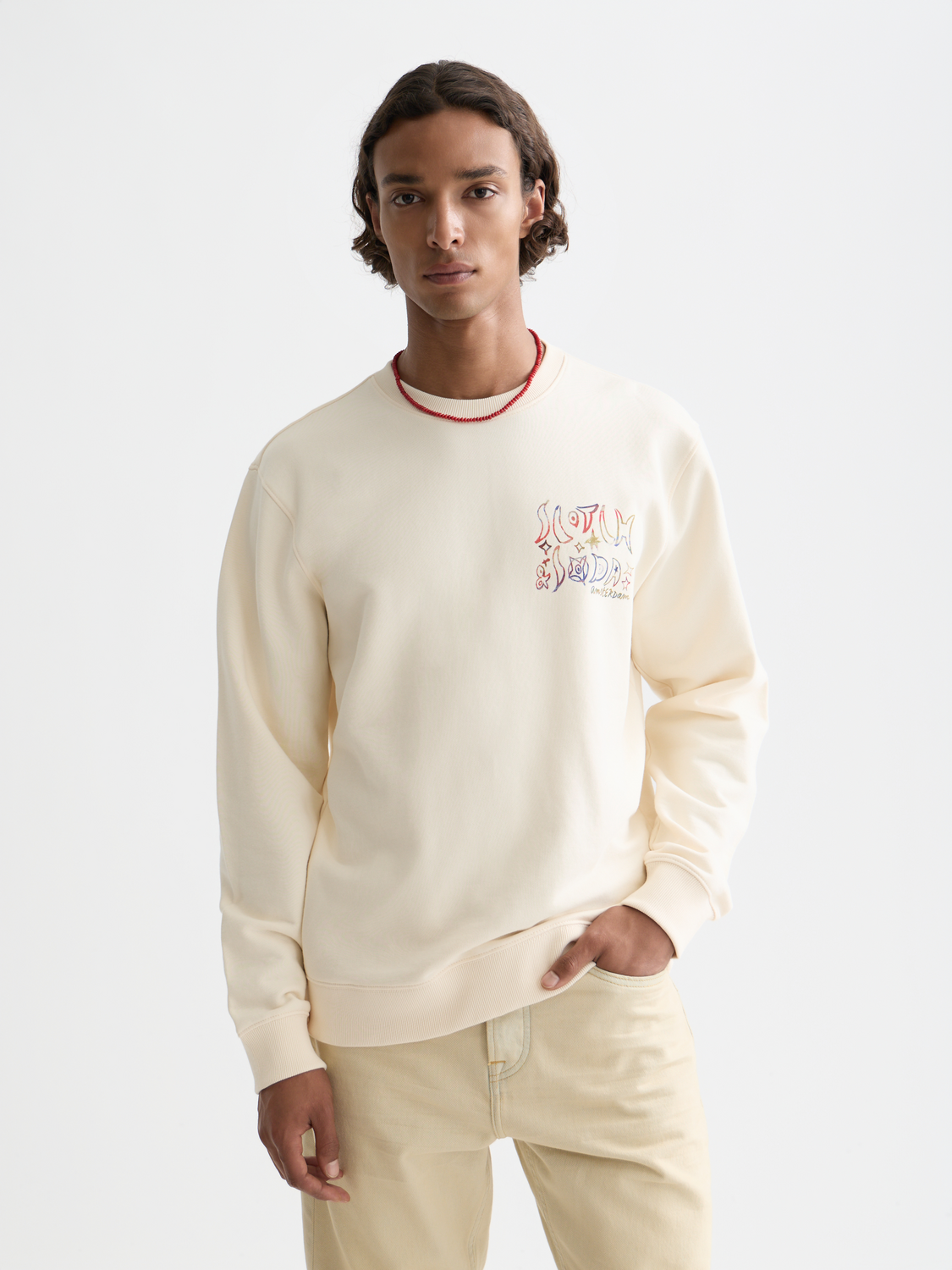 Front And Back Artwork Regular-Fit Sweatshirt – Scotch & Soda