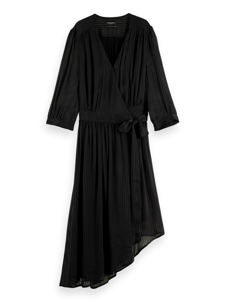 Asymmetric Wrap Dress