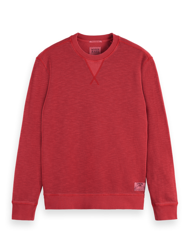 Garment Dye Structured Sweatshirt