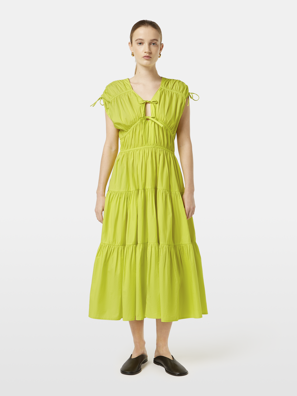 Tiered Poplin Midi Dress – Scotch Soda