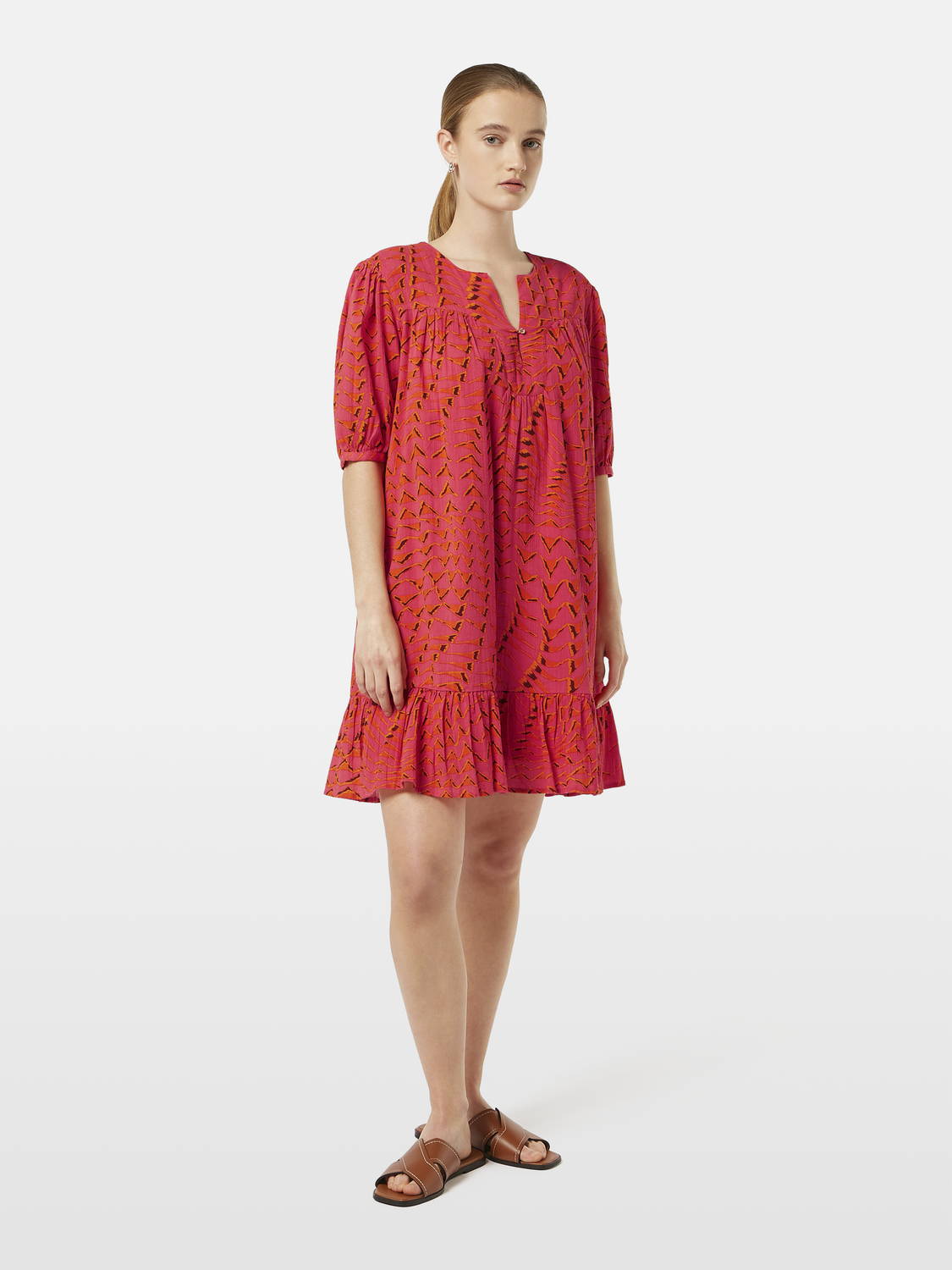 short crinkle dress la Vie en Rose Short Crinkle Dress