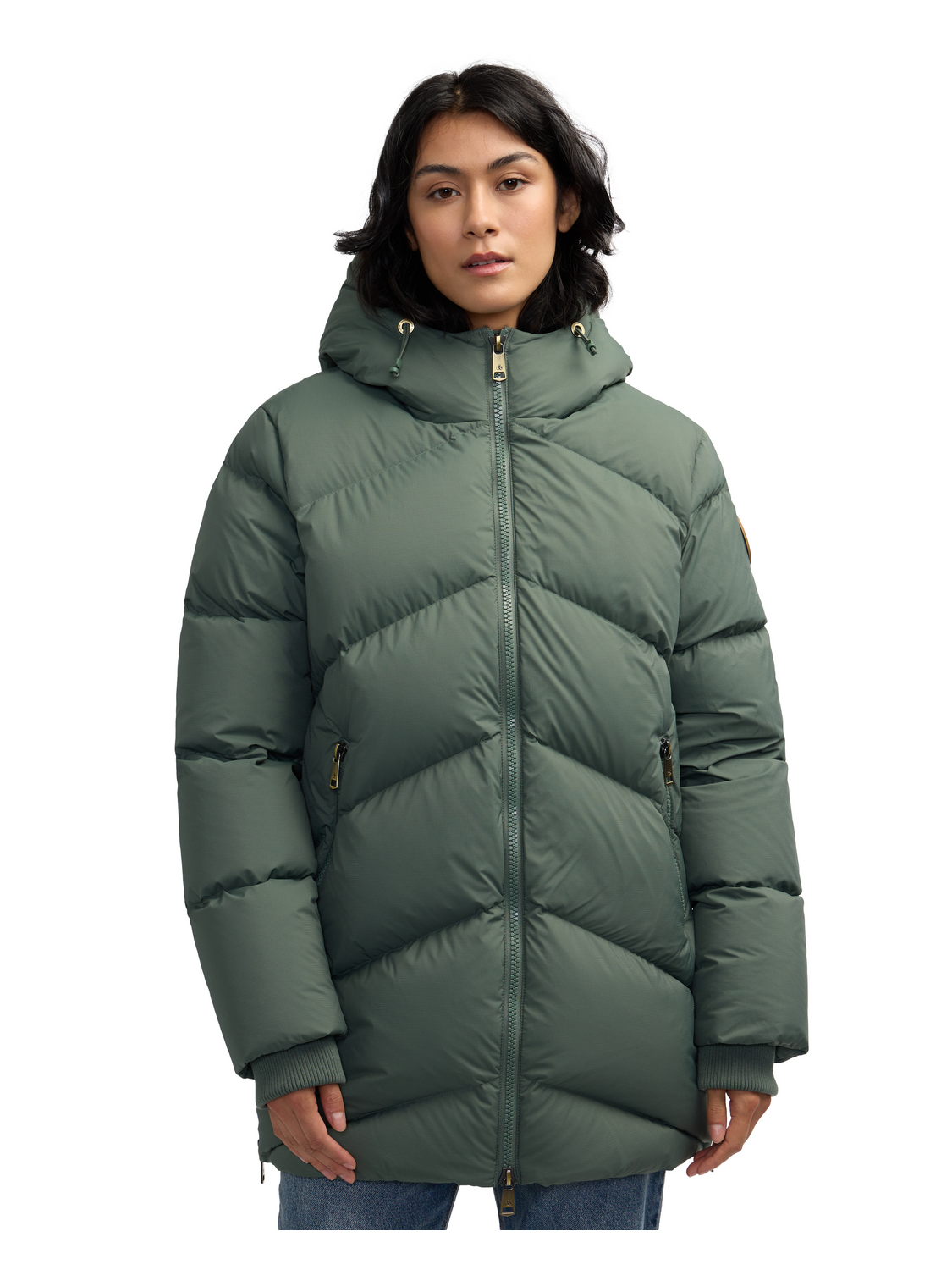 Fallon Boxy Inverted Chevron Quilted Puffer – Scotch & Soda