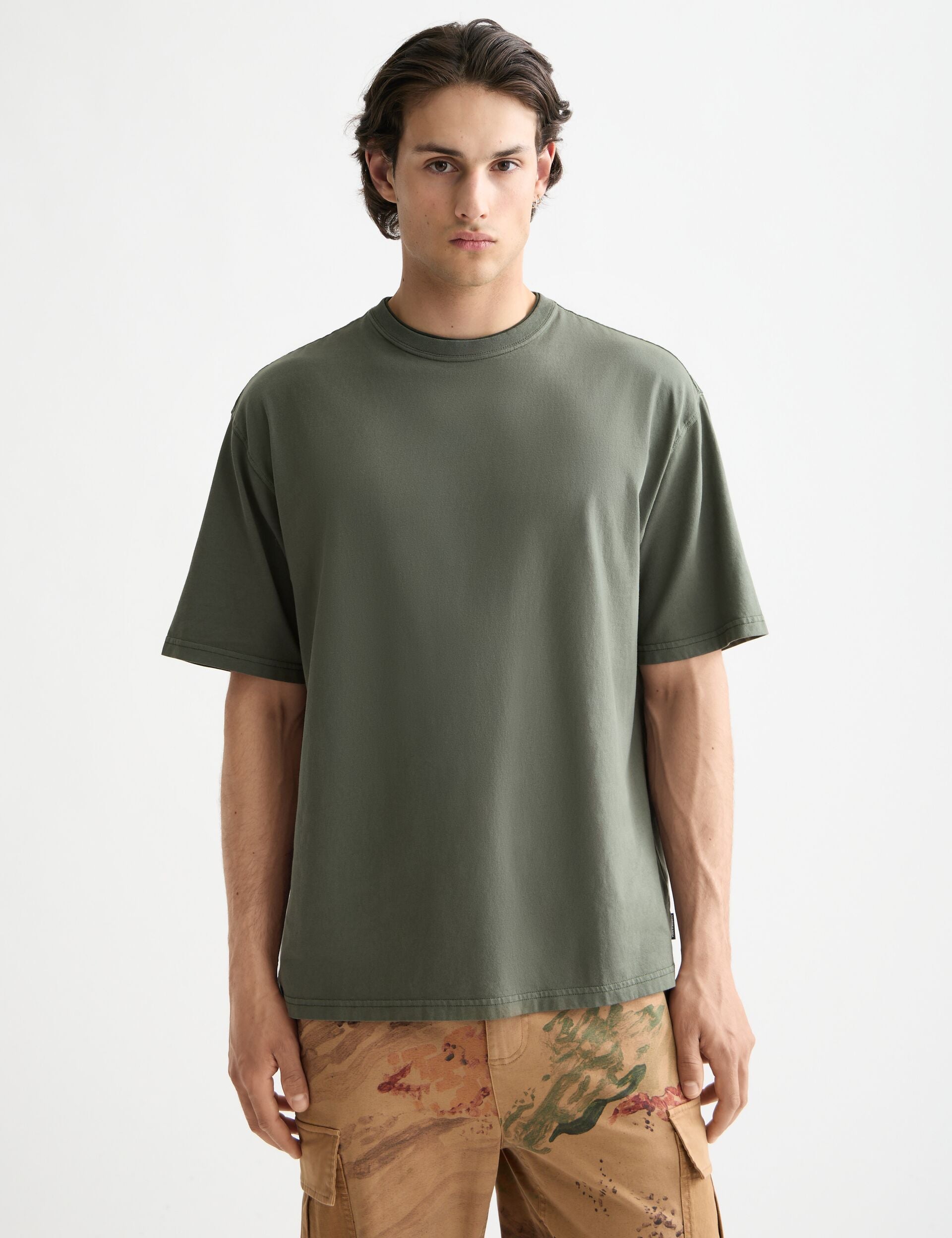 トップス CTLS - 3 cross tee Bleach Special Size2 3 Crosses Garment Dye T-shirt – Scotch & Soda