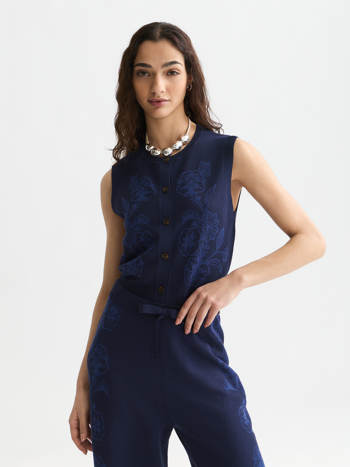 Jacquard Knitted Relaxed-Fit Spencer – Scotch & Soda Jacquard Knitted Relaxed-Fit Spencer – Scotch & Soda