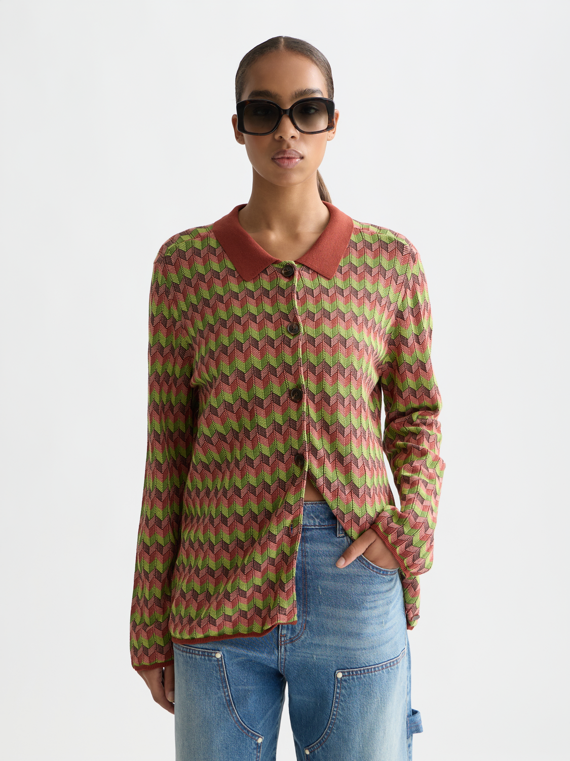 Jacquard Knitted Jacket – Scotch & Soda