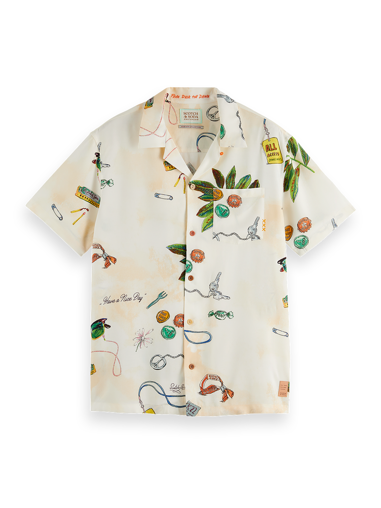 Aop Hawaii Shirt Scotch Soda