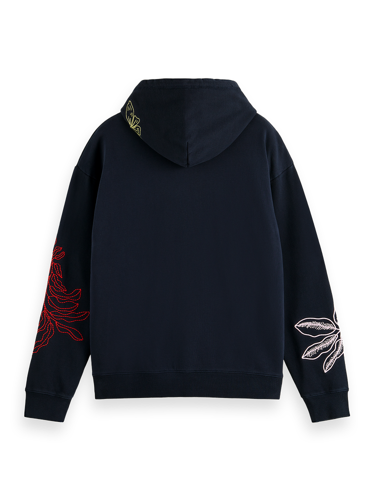 Floral Embroidery Hoodie Scotch Soda