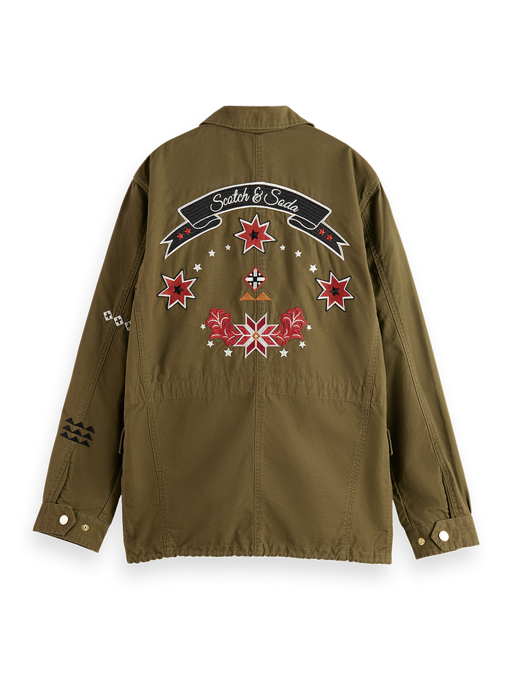 Scotch and soda 2025 garment dyed field jacket