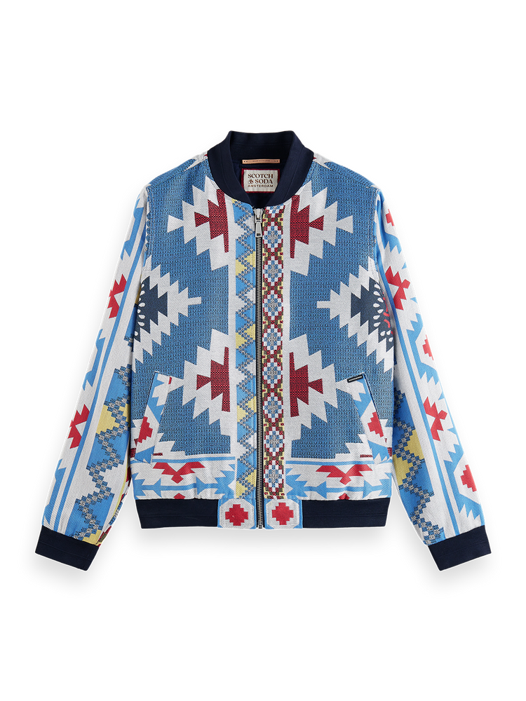 Jacquard Bomber Jacket Scotch Soda