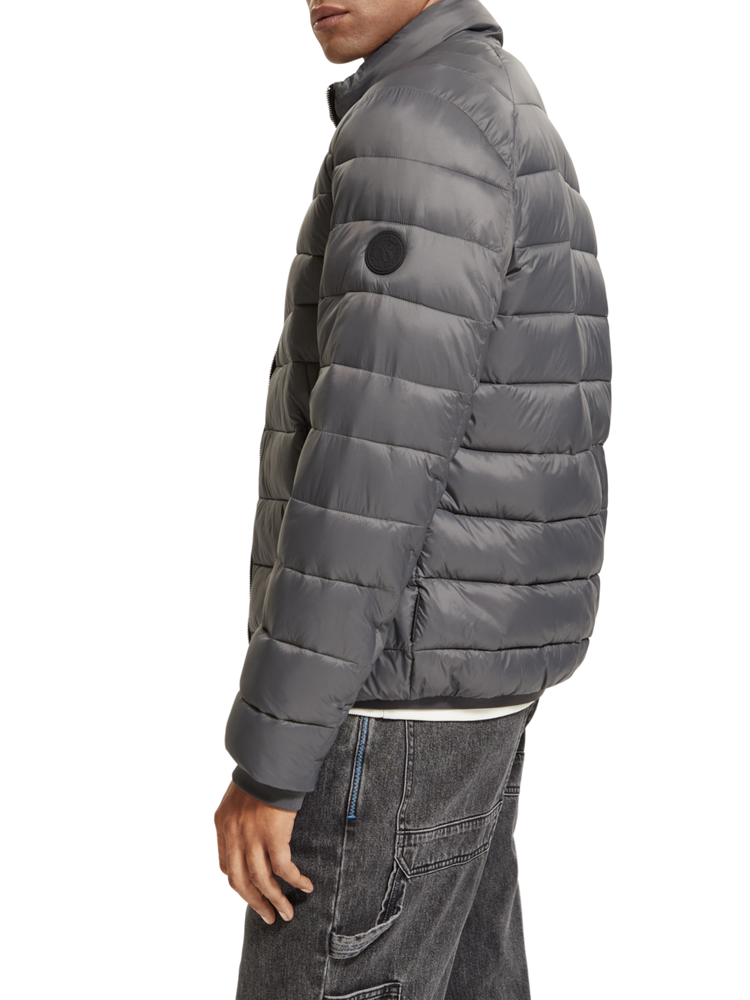 Dark grey hotsell down jacket