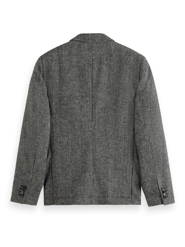 Monochrome Tweed Blazer