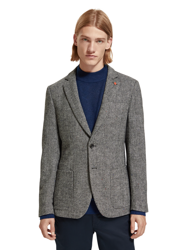 Tweed Wool Blend Blazer Scotch Soda