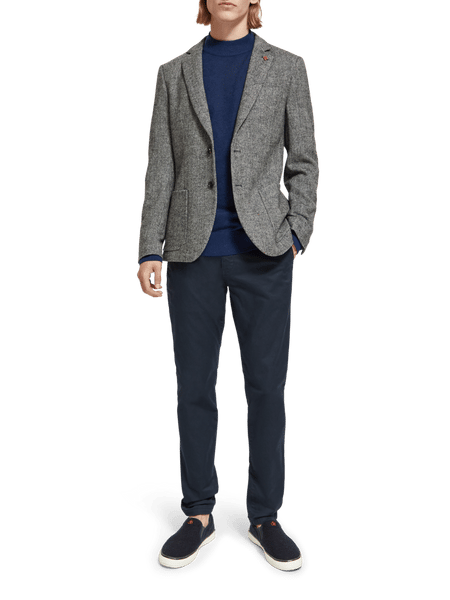 O'Connell's Classic Worsted Wool Blazer - Navy
