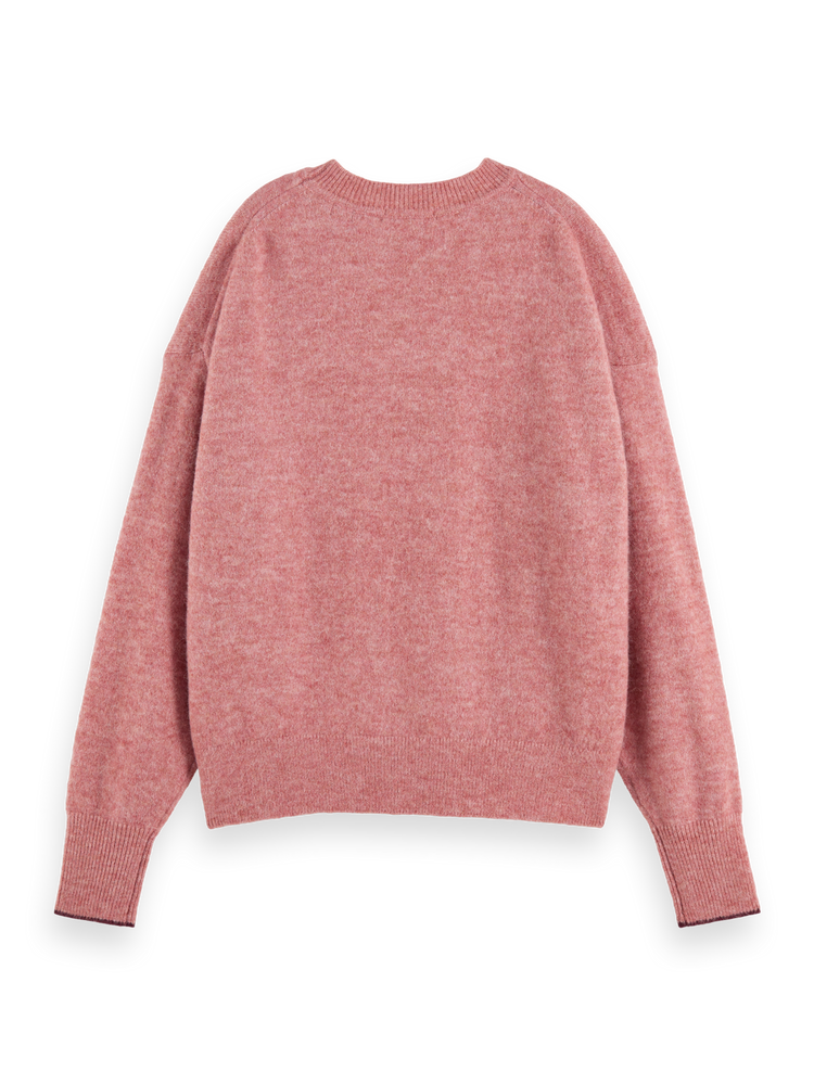 Fuzzy Crew Neck Pullover Scotch Soda