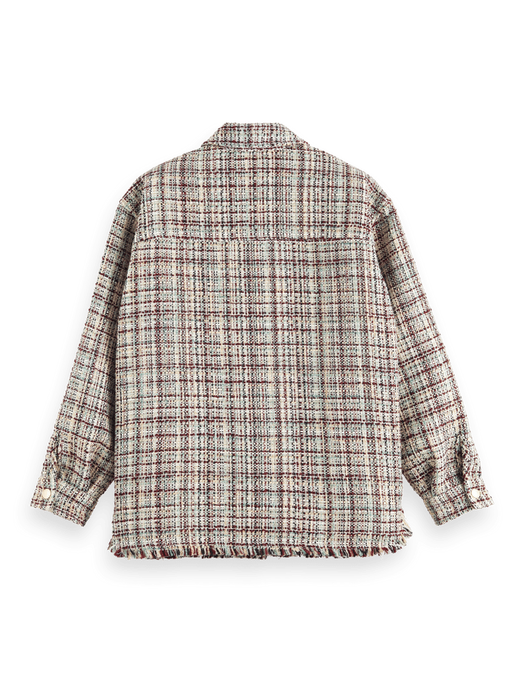 Glitter Tweed Shirt Jacket | Scotch & Soda