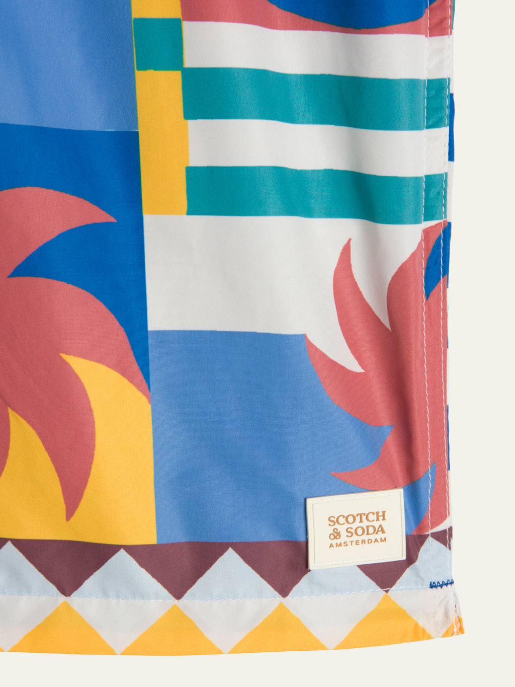 Collage Printed Swim Shorts